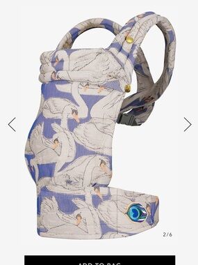 Artipoppe Swan-Print Carrier